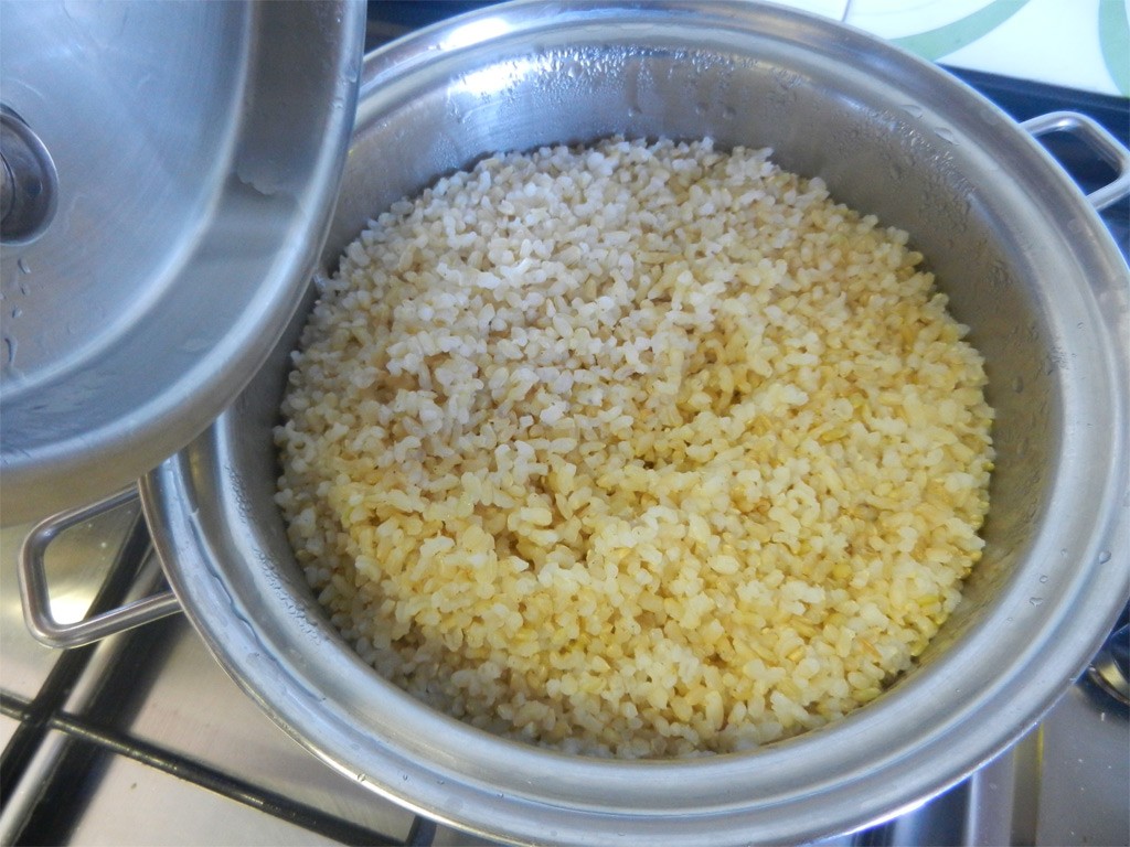 Arroz integral redondo